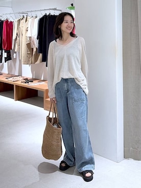 OKAWAさん（レディース・161cm）の春コーディネート