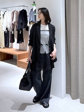 「BARNYARDSTORM（バンヤードストーム）のアイテム（トップス）」を使った、OKAWAさん（レディース・161cm）の春コーディネート