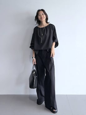 「BARNYARDSTORM（バンヤードストーム）のアイテム」を使った、OKAWAさん（レディース・161cm）の春コーディネート