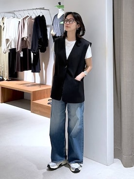 「アイテム（バングル/リストバンド、その他）」を使った、OKAWAさん（レディース・161cm）の春コーディネート