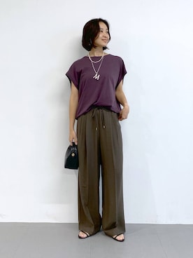 「アイテム（サンダル）」を使った、OKAWAさん（レディース・161cm・20代）の夏コーディネート
