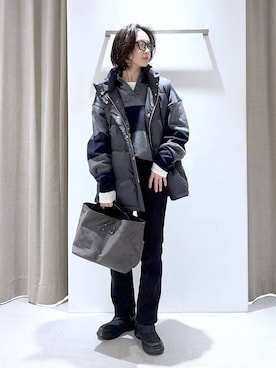 「BARNYARDSTORM（バンヤードストーム）のアイテム」を使った、OKAWAさん（レディース・161cm）の冬コーディネート