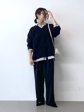 「アイテム（チョーカー）」を使った、OKAWAさん（レディース・161cm・30代）の夏コーディネート