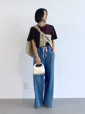 「アイテム（ハンドバッグ）」を使った、OKAWAさん（レディース・161cm・30代）の夏コーディネート