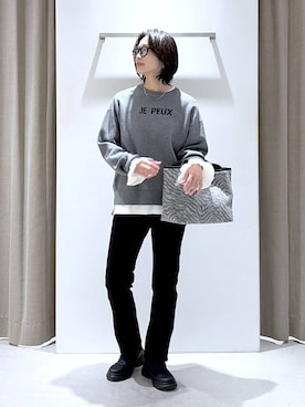 OKAWAさん（レディース・161cm）の冬コーディネート