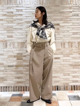 OKAWAさん（レディース・161cm）の冬コーディネート