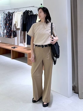 「CONTROL FREAK / CTFK（コントロールフリーク）のアイテム」を使った、OKAWAさん（レディース・161cm）の春コーディネート