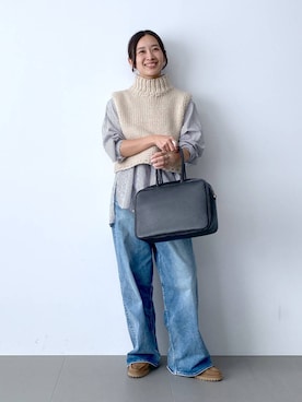 「アイテム（ハンドバッグ）」を使った、OKAWAさん（レディース・161cm・30代）の夏コーディネート