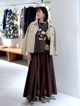 OKAWAさん（レディース・161cm）の春コーディネート