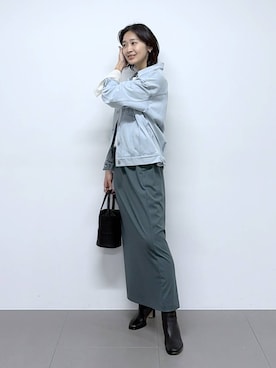 OKAWAさん（レディース・161cm）の冬コーディネート