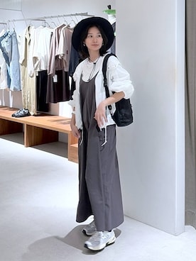 「BARNYARDSTORM（バンヤードストーム）のアイテム（ジャケット/アウター）」を使った、OKAWAさん（レディース・161cm）の春コーディネート