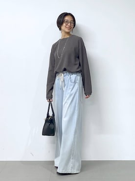 「SOAC（ソーク）のアイテム」を使った、OKAWAさん（レディース・161cm）の秋コーディネート