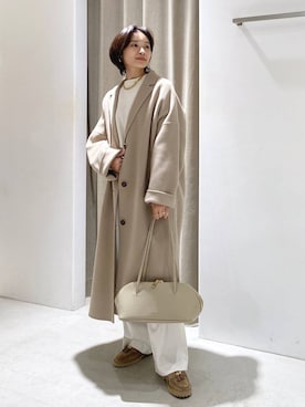 「アイテム（ニット/セーター）」を使った、OKAWAさん（レディース・161cm・30代）の秋コーディネート