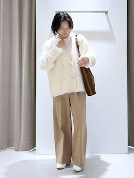 「BARNYARDSTORM（バンヤードストーム）のアイテム」を使った、OKAWAさん（レディース・161cm）の冬コーディネート