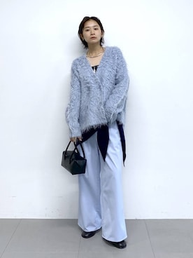 「アイテム（チョーカー）」を使った、OKAWAさん（レディース・161cm・20代）の冬コーディネート