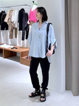 「BARNYARDSTORM（バンヤードストーム）のアイテム（トップス）」を使った、OKAWAさん（レディース・161cm）の春コーディネート