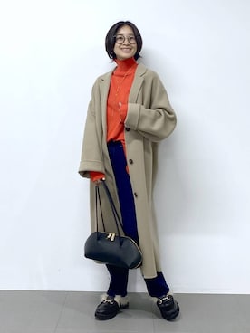 「アイテム（レッグウェア）」を使った、OKAWAさん（レディース・161cm・30代）の秋コーディネート