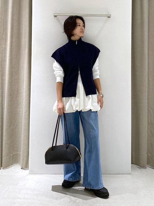 【新品】BARNYARDSTORM ドロストワイドカットデニムインディゴブルー BARNYARDSTORM（バンヤードストーム）の「BARNYARDSTORM