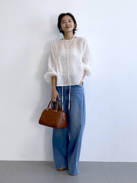 「アイテム（バングル/リストバンド）」を使った、OKAWAさん（レディース・161cm・20代）の冬コーディネート