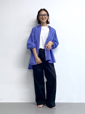 「BARNYARDSTORM」｜「アイテム（アクセサリー）」を使った、OKAWAさん（レディース・161cm）の夏コーディネート