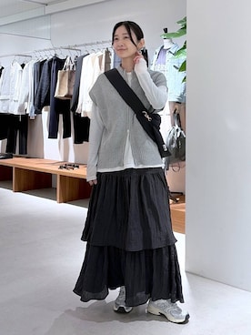 OKAWAさん（レディース・161cm）の冬コーディネート