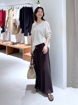 「BARNYARDSTORM（バンヤードストーム）のアイテム」を使った、OKAWAさん（レディース・161cm）の春コーディネート