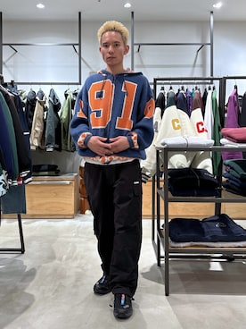 香村大貴さん（メンズ・167cm）の冬コーディネート