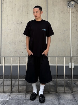 「XLARGE（エクストララージ）のアイテム」を使った、香村大貴さん（メンズ・165cm）の夏コーディネート