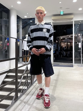 香村大貴さん（メンズ・166cm）の春コーディネート