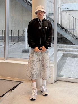 「XLARGE（エクストララージ）のアイテム」を使った、香村大貴さん（メンズ・165cm）の秋コーディネート