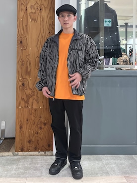 香村大貴さん（メンズ・166cm）の冬コーディネート