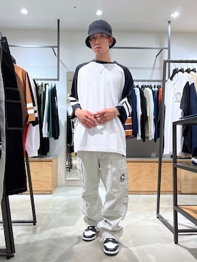 香村大貴さん（メンズ・167cm）の夏コーディネート