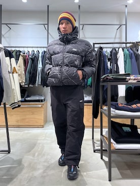「XLARGE（エクストララージ）のアイテム（ダウンジャケット/コート）」を使った、香村大貴さん（メンズ・167cm）の冬コーディネート