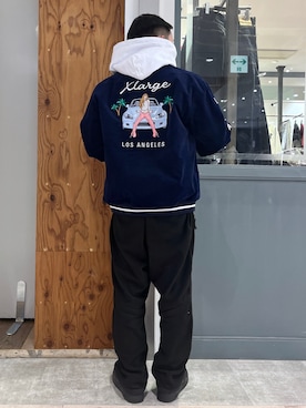 香村大貴さん（メンズ・166cm）の冬コーディネート