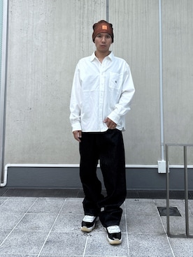 「アイテム（ニットキャップ/ビーニー）」を使った、香村大貴さん（メンズ・165cm・20代）の秋コーディネート