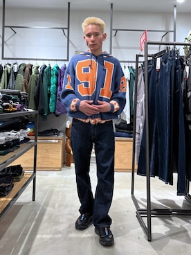 香村大貴さん（メンズ・167cm）の冬コーディネート