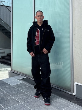 「秋服」｜「アイテム（その他アウター）」を使った、香村大貴さん（メンズ・165cm）の秋コーディネート