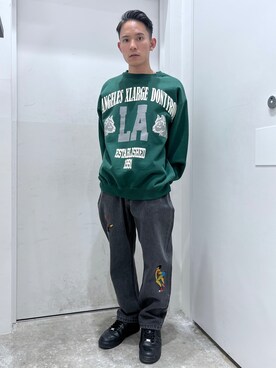 香村大貴さん（メンズ・166cm）の冬コーディネート