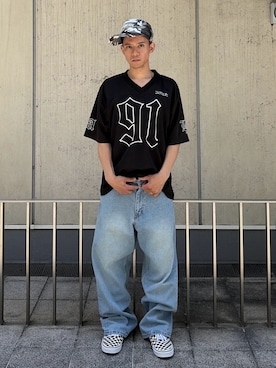 香村大貴さん（メンズ・165cm）の夏コーディネート