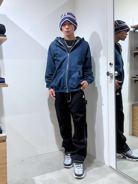 香村大貴さん(メンズ・167cm)の冬コーディネート