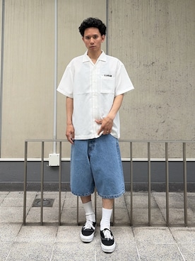 「XLARGE（エクストララージ）のアイテム（パンツ）」を使った、香村大貴さん（メンズ・165cm）の春コーディネート