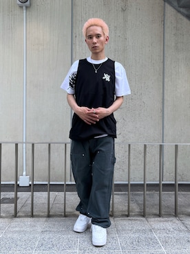 香村大貴さん（メンズ・167cm）の夏コーディネート