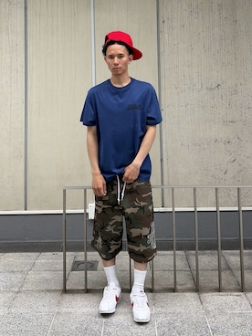 「XLARGE（エクストララージ）のアイテム」を使った、香村大貴さん（メンズ・165cm）の春コーディネート