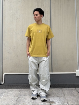 「XLARGE（エクストララージ）のアイテム（トップス）」を使った、香村大貴さん（メンズ・165cm）の春コーディネート