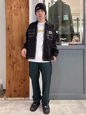 香村大貴さん(メンズ・166cm)の冬コーディネート