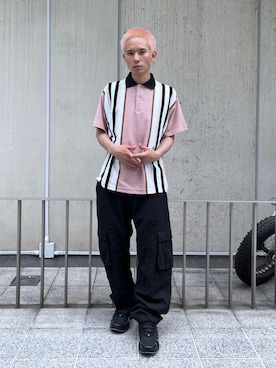 香村大貴さん（メンズ・167cm）の春コーディネート