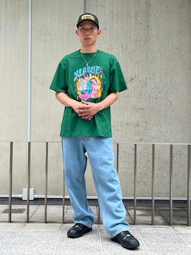 香村大貴さん（メンズ・166cm）の夏コーディネート