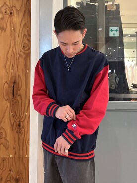 香村大貴さん（メンズ・166cm）の冬コーディネート