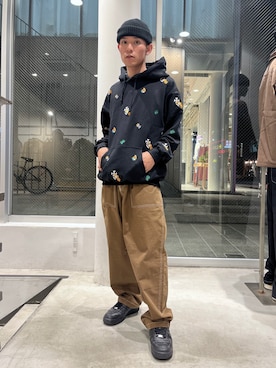 香村大貴さん（メンズ・166cm）の秋コーディネート