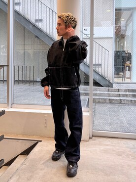香村大貴さん(メンズ・166cm)の冬コーディネート